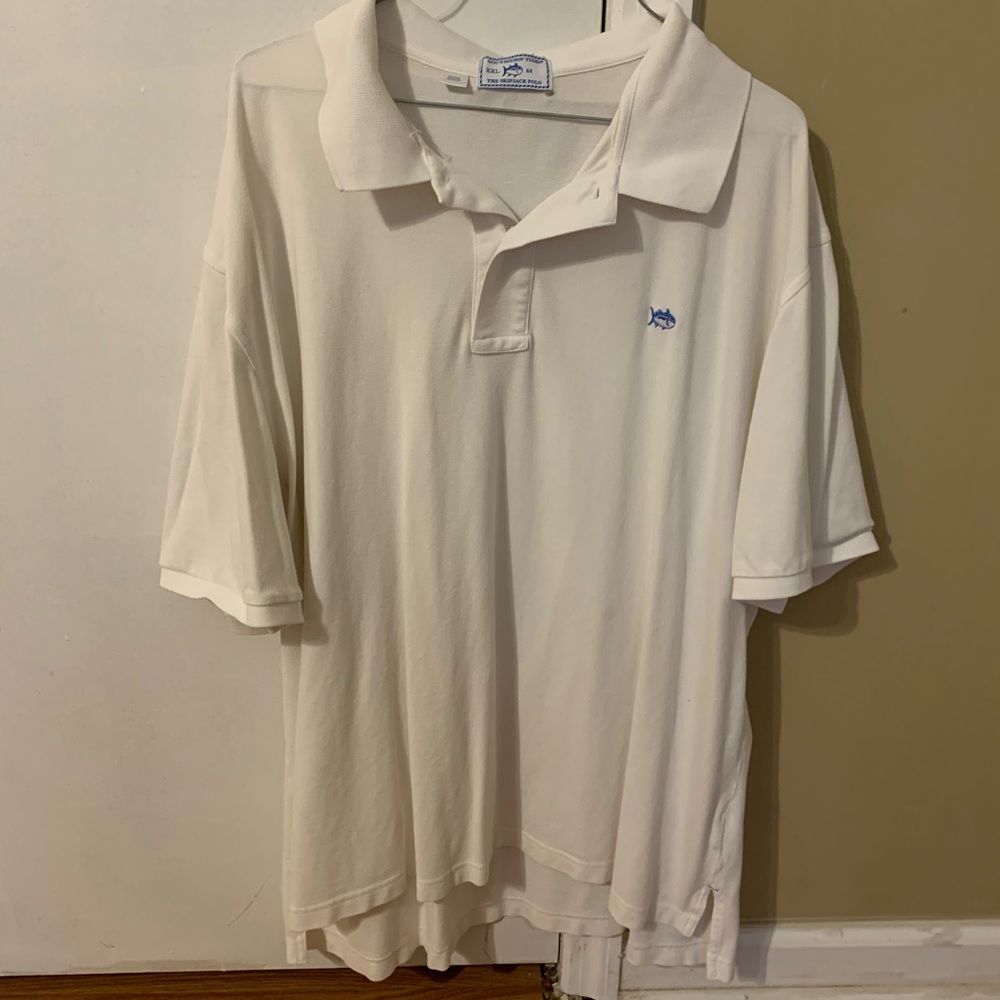 White Southern Tide Polo